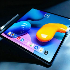 Tech Stock Photography: Tablet With Streaming Content With Tablet Computer