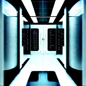 (futuristic:1.24) server room