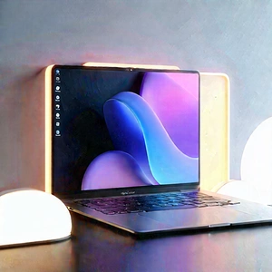 Laptop With Streaming Content With Laptop Computer