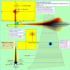 The Image Is A Diagram Showing The Trajectory Of A Laser Beam