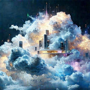 Cloud Computing Visualization With Painting City