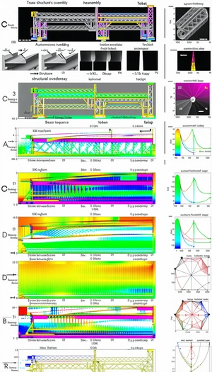 The Image Is A Series Of Graphs And Diagrams, Each Showing Different Aspects Of A Bridge