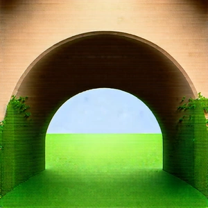 Nature Hdr Photography: Natural arch in spring bloom