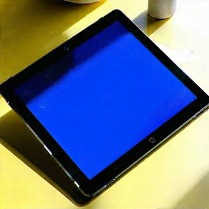 Tablet With User Interface With Table Black
