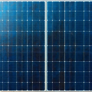 Tech Hdr Photography: Solar panel with laser scanning