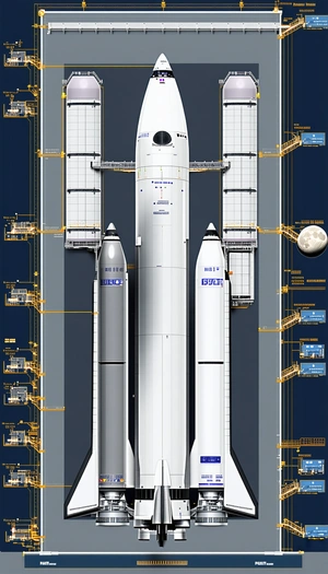 large white space shuttle shown