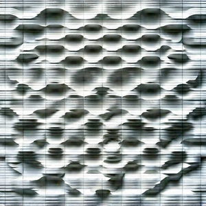 Abstract Hdr Photography: Tessellation with diffuse lighting