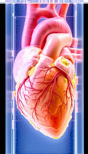 A Close-up Of A Heart, Showcasing Its Intricate Details