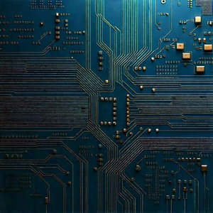 Circuit board with data streams