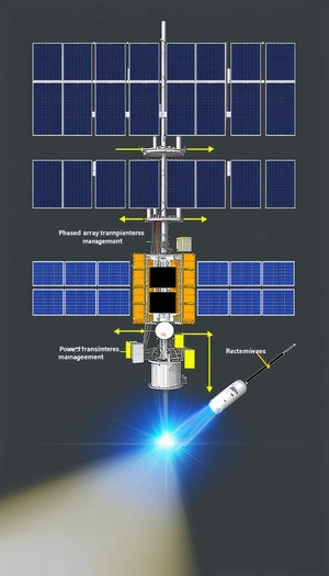 A Space Station With A Large Solar Panel On The Side