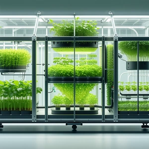 A Large, Well-lit Greenhouse Filled With Various Plants
