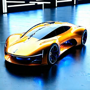 Innovative Electric Vehicle (design:1.17) With Futuristic, Sleek,