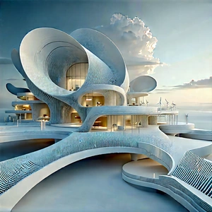 Innovative Renewable Energy (design:1.26) With Large, Futuristic