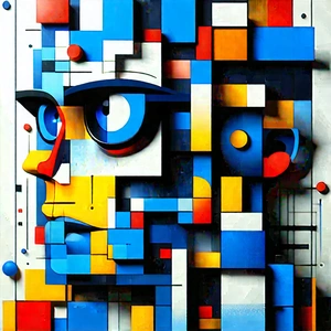 Abstract Advertising Photography: Discord represented through geometric shapes