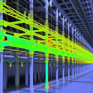 The Image Is A 3d Model Of A Large Building With A Long