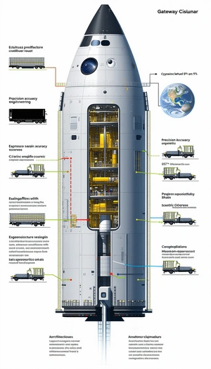 detailed diagram space shuttle