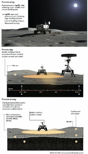 The Image Is A Diagram Showing The Process Of Building A Rover On Mars