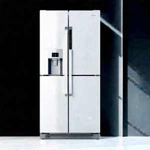 Tech Professional Photography: Innovative Smart Appliance Design With White Refrigerator