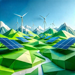 Innovative Renewable Energy Design With Large, Green,