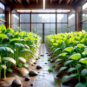 Agricultural Technology In Research Center With Image, There