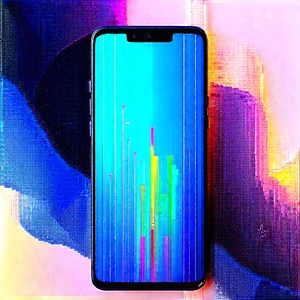 Smartphone With Data Visualization With Cell Phone