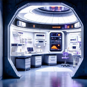(futuristic:1.31) Research Laboratory With Image