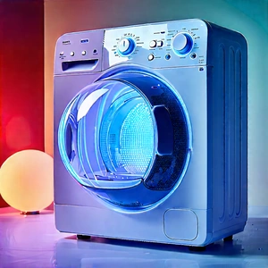 Innovative Smart Appliance Design With Blue White