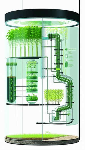drawing plant growth system
