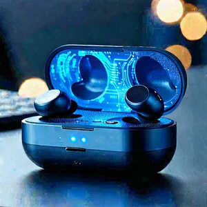 Wireless earbuds with data visualization