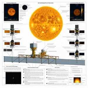 A Large Poster Is Displayed, Featuring A Solar System Diagram