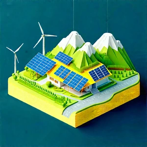 Innovative Renewable Energy Design With Model House