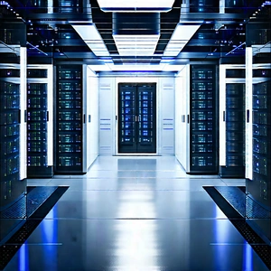 (futuristic:1.12) Server Room With Image, There