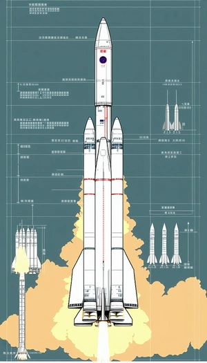 blue white illustration rocket ship