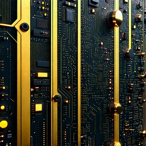 Close-up Of Sensor Array With Image, There