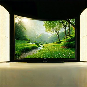 Entertainment Technology In Research Center With Flat Screen