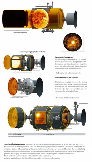The Image Is A Diagram Of A Spacecraft, Showing The Different Parts And Their Functions