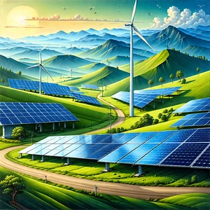 Innovative Renewable Energy Design With Painting Beautiful