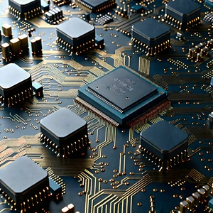 Tech Macro Photography: Close-up of sensor array