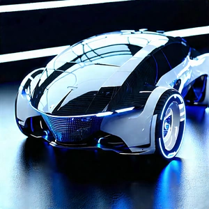 Innovative Electric Vehicle Design With Futuristic Displayed