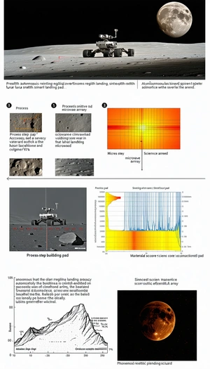 The Image Is A Diagram That Shows The Process Of Landing A Spacecraft On A Planet