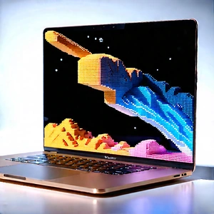 Laptop With Holographic Display With Laptop Computer
