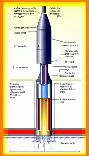 A Diagram Of A Rocket Engine, With Various Parts Labeled And Described