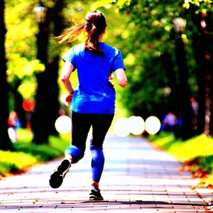Lifestyle Stock Photography: Running in park