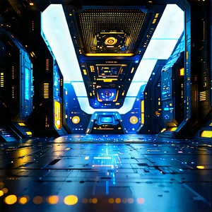 Futuristic innovation hub