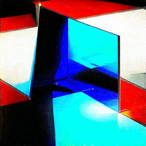 (futuristic:1.42) Digital Workspace With Blue Checkered