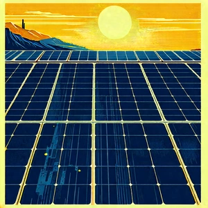 Solar Panel With Data Streams With Large Solar