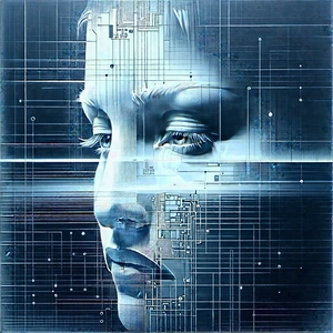 Microchip with laser scanning