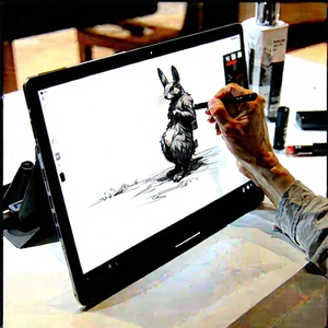Tablet with streaming content
