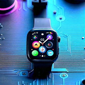 Smart watch with data visualization