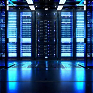 Futuristic Server Room With Image, There